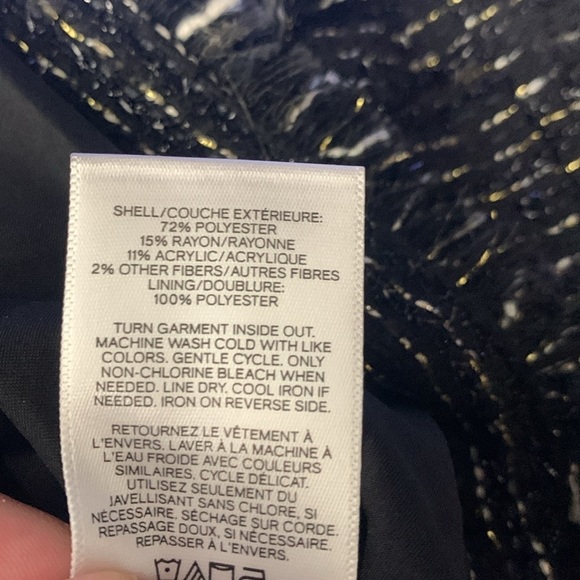 Express Black Tweed Cropped Blazer- NWT - Picture 16 of 16